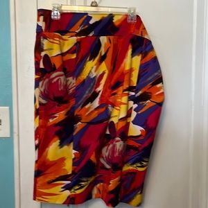 Ashley Stewart Multi Color Skirt 14W